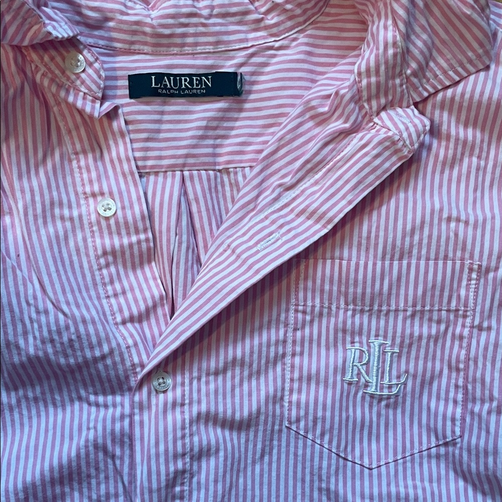 Ralph Lauren Striped Shirt Dress - Picture 2 of 3